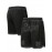 [Size 8-24 Basketball Shorts] Men's all black # 8-24 basketball shorts, classic letter embroidery design, button style short sleeved breathable shirt, suitable for training and competition