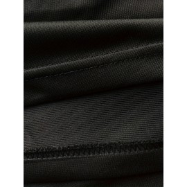 Men's Black #87 Embroidered American Football Jersey - Loose Fit, Breathable Polyester, V-Neck, Casual Street Style Rugby Top for Sports and Casual Attire, Outdoor Activewear|Embroidered Sports Top|Loose Fit Jersey