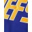 Blue V-Neck Embroidered Men's #18 Ice Hockey Jersey - Long Sleeve, Breathable & Stylish for Sports and Casual Wear