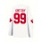 Polyester V-Neck #99 Embroidered Hockey Jersey - Casual & Outdoor Loose-Fit Knit Top - for Adults and Teens, Four Seasons Wear