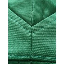 Men'S Green # 5 Breathable Rugby Shirt, Sports V-neck Short Sleeve Training Match Uniform, Embroidered American Football Shirt