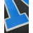 Men's Black #14 Embroidered American Football Jersey - Loose Fit Breathable V-Neck Rugby Top with Blue & White Stripes, All-Season Casual Streetwear for Sports & Outdoor Activities, Athletic Leisure Wear