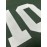 Men'S Green # 10 American Football Jacket Loose Embroidered Sports, Fashionable, Casual, Street Breathable Rugby Top