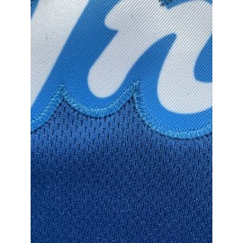Men's Royal Blue #17 Baseball Jersey - Embroidered 