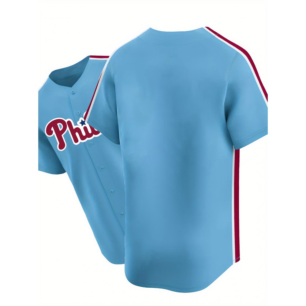 Men'Smoon Orchid Baseball Shirt, Loose Embroidered Sports, Fashionable And Casual, Street Breathable