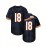 Men's #18 Embroidered Black American Football Jersey - Breathable, Casual Streetwear Rugby Top for All Seasons
