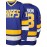 Men's Blue # 18 Ice Hockey Shirt, Loose Embroidered Long Sleeve, Sporty, Fashionable And Casual, Street Breathable