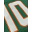 Men's Green # 10 Breathable Rugby Shirt, Sports V-neck Short Sleeve Training Match Uniform, Embroidered American Football Shirt