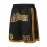 Men's Classic Breathable Basketball Shorts - Black, Embroidered Letter Design, Button Style, Short Sleeved, Training and Competition Ready