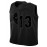 Classic Retro Basketball Sleeveless Tank Top - Breathable Sweat Wicking Men's Black #13 Embroidered Letter Basketball Suit