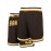 Men'S Brown # 23 Baseball Shorts, Classic Letter Embroidery Design, Breathable Button Style Short Sleeve Shirt, Suitable For Training And Competition