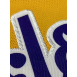 Men's Yellow #77 Basketball Jersey - Retro Embroidered Letter Design, Loose Fit Breathable Fabric, All-Season Casual & Sports Wear, Machine Washable Round Neck Vest for Men & Youths, Basketball Gear, Team Apparel, Durable Sports Apparel