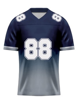 Women's Dallas #88 Polyester Football Jersey, Women Gradient V-Neck Sports Shirt With Slight Stretch, Breathable Casual Knit Fabric For All Seasons, Loose Fit Adult & Teen, Fans Gift Women Youth