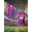 Customizable Women'S V-Neck Soccer Jersey - Pink with White & Purple Accents, Breathable & Quick-Dry, Perfect for Team Training & Fitness, Team Branding Apparel | Customizable Jersey | Comfortable Fit, Soccer Gear